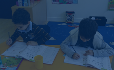 Students in a math classroom